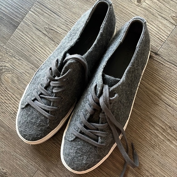 Vince Heaton Platform sneakers grey fabric upper rubber sole - Picture 7 of 10